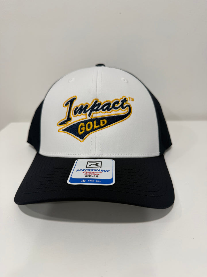 NEW White Hat w/ Navy Bill &amp; Back R - Flex Snapback | Tail Logo