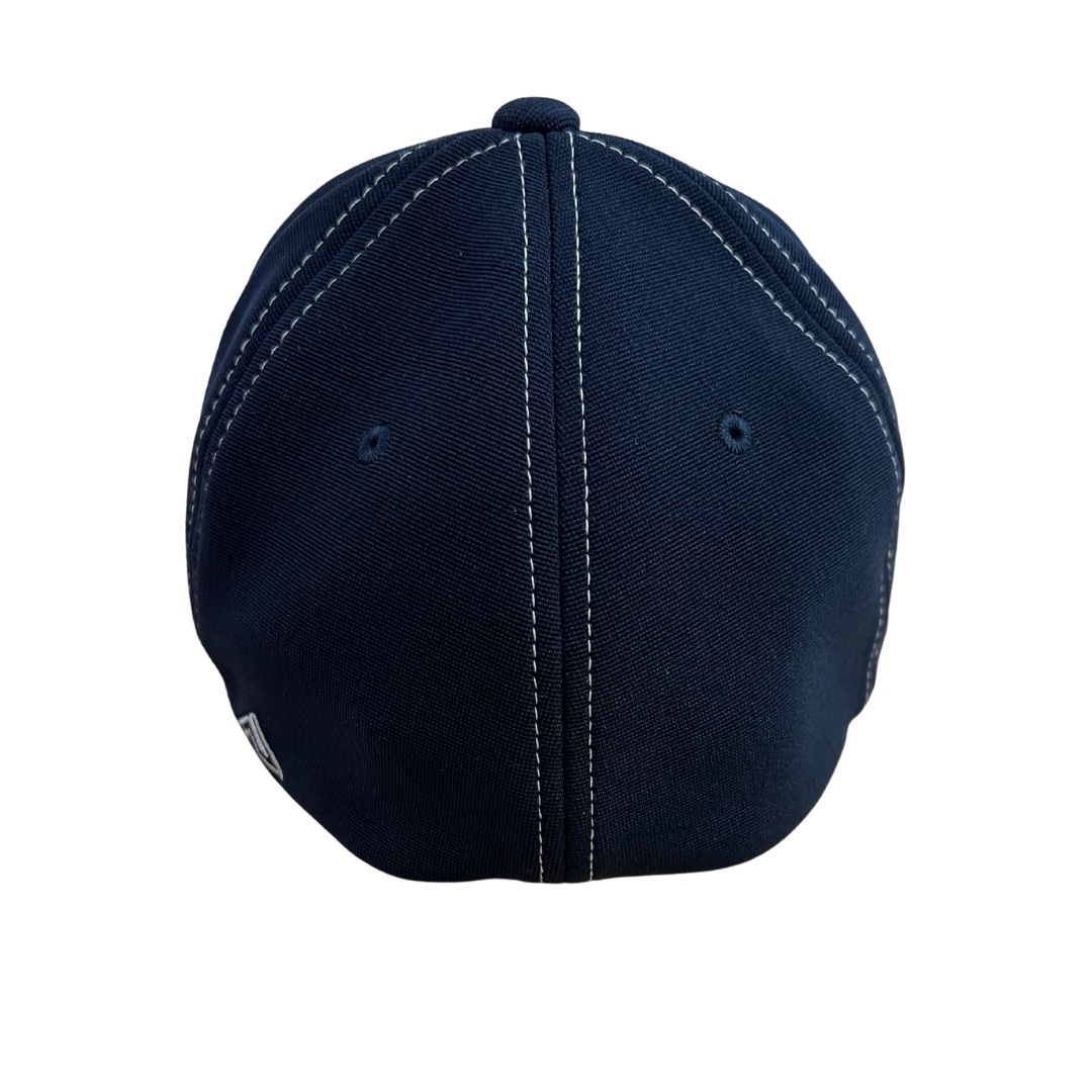 GREY FRONT/ NAVY BACK &amp; BILL M2 PERFORMANCE FLEXFIT® CAP | IMPACT GOLD BLOCK