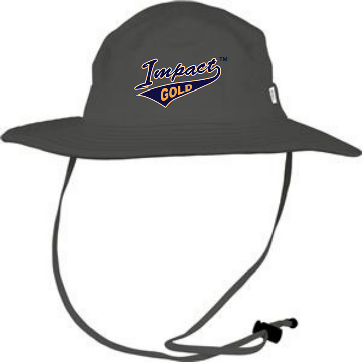 CHARCOAL BUCKET HAT | 2 Logos