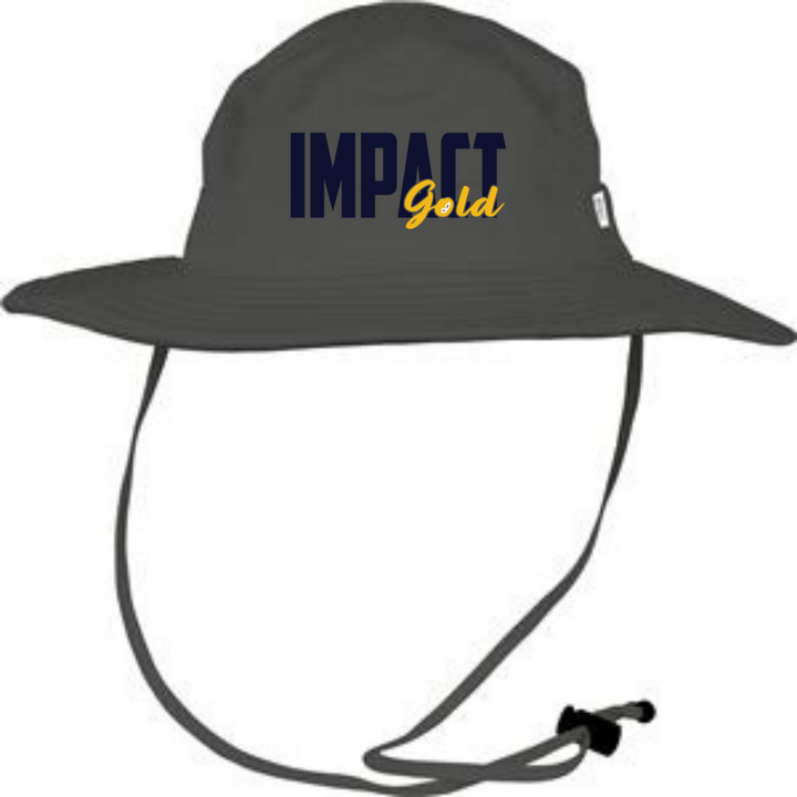 CHARCOAL BUCKET HAT | 2 Logos