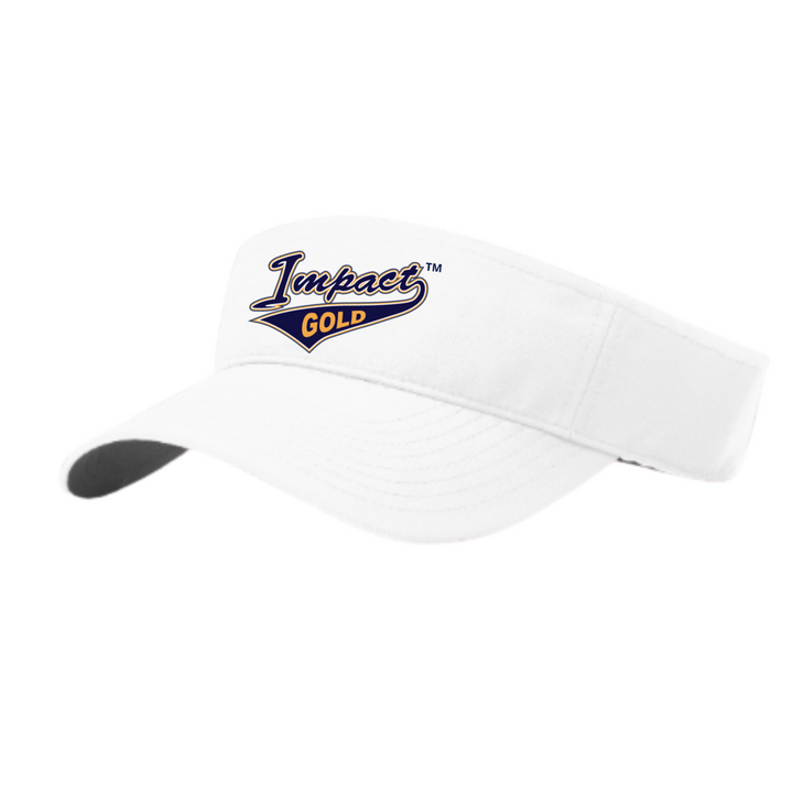 WHITE PERFORMANCE VISOR | 3 LOGOS